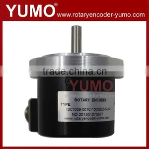 ISC7008 5VDC 1000ppr Dia 8mm 70mm Optical Shaft Rotary Encoder Pulse Price Incremental Incremental Shaft Encoder 24v thumbnail-3