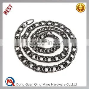 Manufacture Decorative Metal Black Double Link Chain thumbnail-1