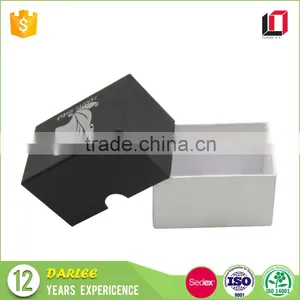Hot Sale High Quality Hot Stamping Custom Paper Black Small Gift Box With Lids thumbnail-1