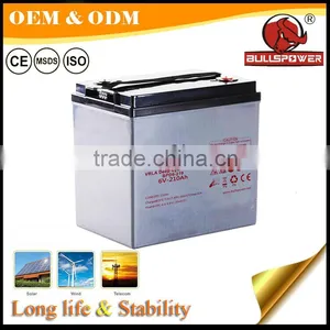 Powerful Solar System Battery 6v 210ah Rechargeable Battery for Solar Energy thumbnail-1