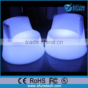 Led Bar Funiture, Battery Rechargeable Rgb Color Led Light Plastic Bar Chair thumbnail-1