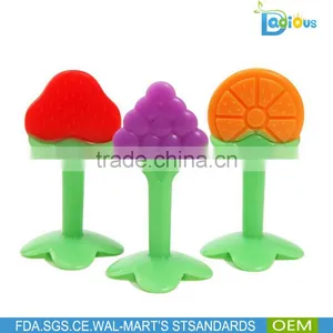 China Manufacturer Custom Silicone Baby Teether Wholesale, BPA Free Silicone Teething Teether Toy thumbnail-1