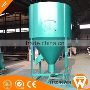 Hot Sale Strongwin 1t/h Feed Machinery Cattle Animal Feed Crusher and Mixer Hammer Mill thumbnail-2