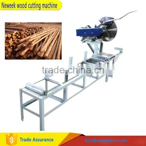 NEWEEK Hand Press Electric Chain Saw Wood Log Cutting Machine for Sale thumbnail-1