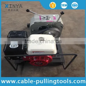 Winch Manufacturer 3 Tons Cable Winch HONDA/YAMAHA Engine for Power Construction thumbnail-2