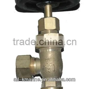 Marine Bronze Union Bonnet Type Angle Valves thumbnail-1
