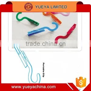 2pcs Multifunctional Small Clips and Hanger Hooks 2 in 1 thumbnail-2