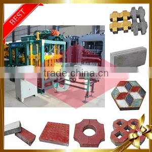India Low Price Building Brick Hollow Interlocking Paver Moulds Automatic Cement Block Making Machine uk thumbnail-5