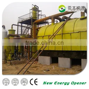 Automatic Feeding Waste Tyre Recycling Machine Tyre Pyrolysis Machine From Reliable Factory thumbnail-1