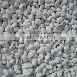 Natural River Stone White Round Pebble Stone 2-4cm thumbnail-3