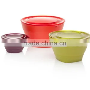 Silicone Fruit Bowl,silicone Salad Bowl,silicone Food Bowl thumbnail-5