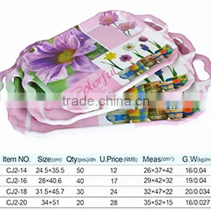 (W23.5XL33cm) Melamine Handle Tray thumbnail-3
