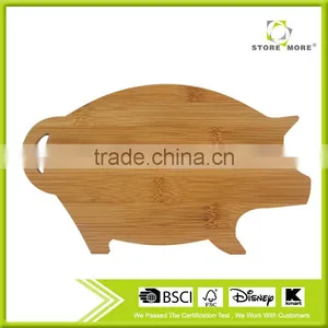 Pig Design Bamboo Cutting Board thumbnail-1