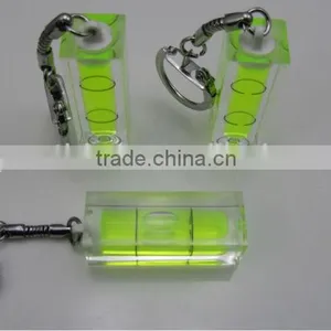 Fashion Mini Acrylic Keyring Key Fob Key Buckle Keyholder Level Key Chain thumbnail-2