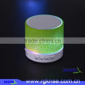 RGKNSE High Quality LED Speaker 300mAh Wireless Bluetooth Speaker With LED Light Brass Mini Speaker thumbnail-4