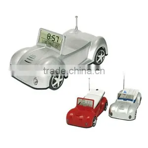Car Design LCD Clock With FM Radio thumbnail-1