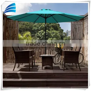 Promotional Folding Small Outdoor Beach Umbrella With Blue Color thumbnail-1