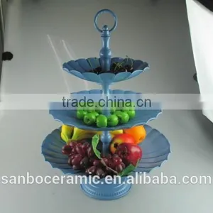 Colors Stand for Wedding Cake, Metal Cake Stand 3 Tiers Big Size for Display thumbnail-3