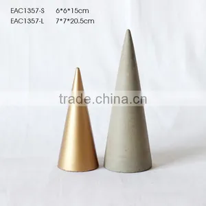 Cone Shape Plain or Bare Concrete Interior Decoration Items thumbnail-5