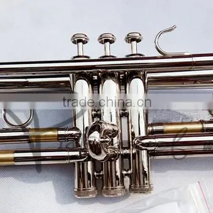 Professional High Grade Bb Key Silver Plated Trumpet thumbnail-2