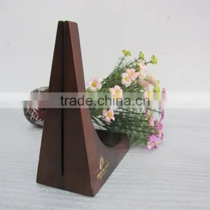 Factory Customized Menu Pure Wood Clip Pine Wood Menu Folder thumbnail-5