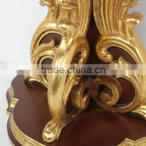 Home Decor Ideas Brown And Gold Console Table thumbnail-3