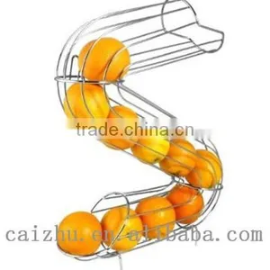 S Shape Fruit Holder,chrome thumbnail-1