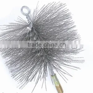 Steel Chimney Brushes Round Head thumbnail-1
