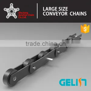 ST133F6 Moving Walkway Partes Steel Roller Escalator Step Chain thumbnail-1