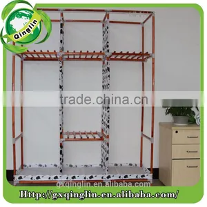 Factory Price DIY Wood Fabric Solid Wardrobe for Bedroom Furniture thumbnail-1