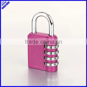 Colored 4 Digit Zinc Alloy Decorative Travel Password Lock thumbnail-1