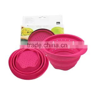 BSF-006A Collapsible Silicone Basket thumbnail-1