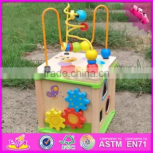 Wooden Colorful Abacus Math Montessori Toy W11B123 thumbnail-4