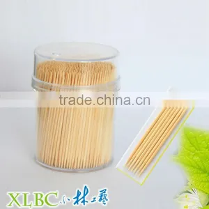 Nature 6.5cm*1.8mm PP Middle Ruber Jar Bamboo Toothpicks thumbnail-1