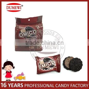 Mini Black Chocolate Coated Sandwich Biscuits thumbnail-1