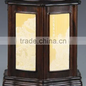Wood Carving Crafts( Wooden Pencil Vase) thumbnail-1