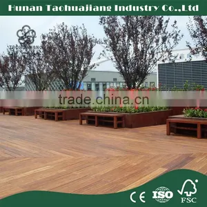 Outdoor Strand Woven Bamboo Decking in Spain thumbnail-2