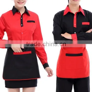 2017 Wholesale Customized Hotel Uniform Design thumbnail-1
