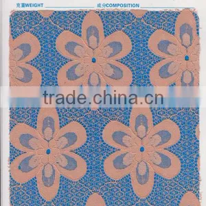 Stretched Nylon Lace Fabric for Apparel Such as Garment, Bridal Gown, Hats, Scarf and Curtain thumbnail-1