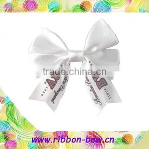MSD Printed Logo Perfume Bottle Ribbon Bow With Elastic Loop thumbnail-1