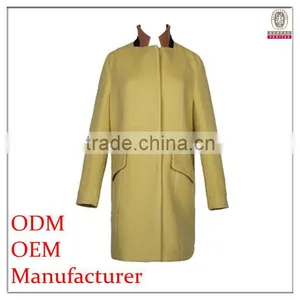 Coats Manufacturer Trendy Design High Collar Long Sleeve Cotton Clothes for Woman thumbnail-1