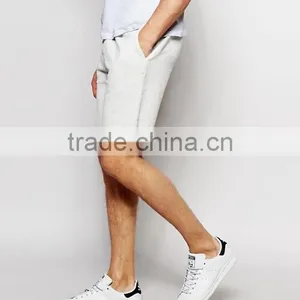 High Quality New Design Custom Raw Hem Drawstring Waist Poly Cotton Breathable Black Men's Sweat Summer Gym Wear Fashion Shorts thumbnail-4