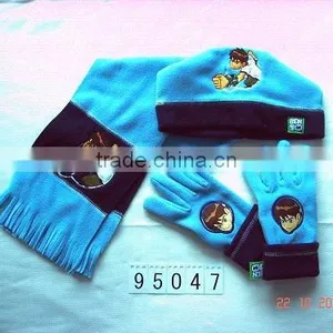 Fleece Hat,glove,scarf thumbnail-1