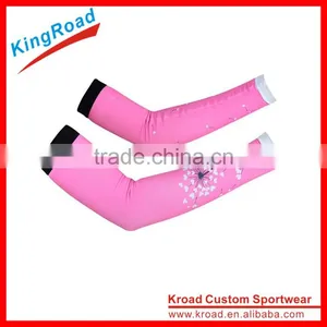 Wholesale Breathable Dye Sublimation Printing Sun Protection Sleeve Arm Warmer thumbnail-1