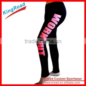 Best Women Sport Athletic Gym Workout Fitness Wear Yoga Waistband Leggings Pant thumbnail-1