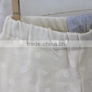 2016 Hot Sale Baby Clothes Summer Casual White Polka Dots Plain Baby Ruffle Bloomer thumbnail-2