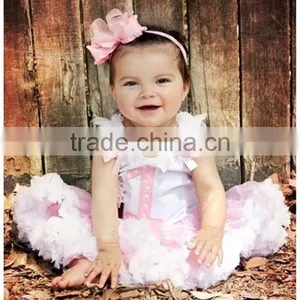 Wholesale Kids Tutu Skirt With Print Number Pettiskirt in Set thumbnail-1