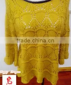Ladies Cardigan Handmade Knitting Sweaters thumbnail-1