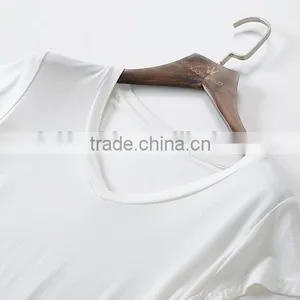 High Quality Promotional Custom Design Short Sleeve Cheap Plain Blank T-shirt Women thumbnail-6