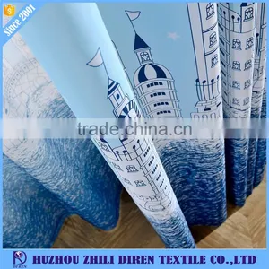 Mediterranean Style Drapes Marine Style Printed Curtains Fabric For Kid thumbnail-6